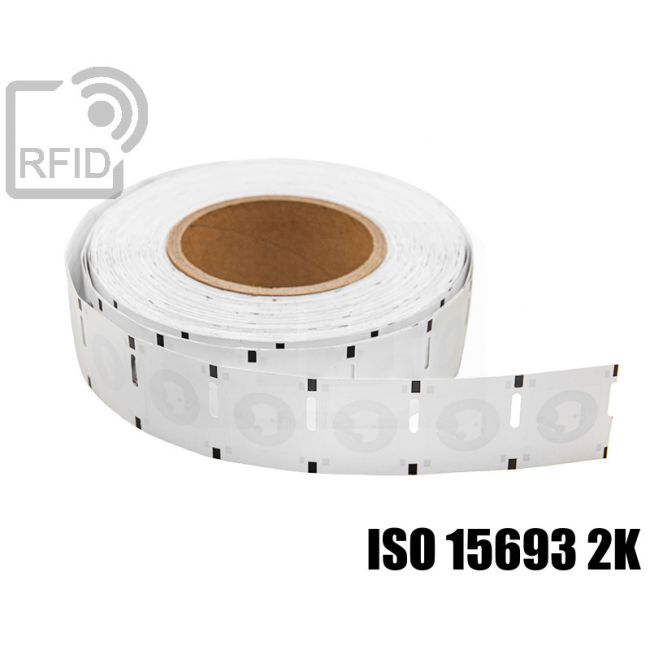 ET24C24 Etichette 25 x 25 mm RFID NFC ISO 15693 2K swatch