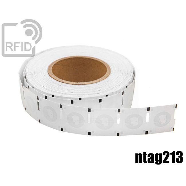 ET24C67 Etichette 25 x 25 mm RFID NFC ntag213 swatch