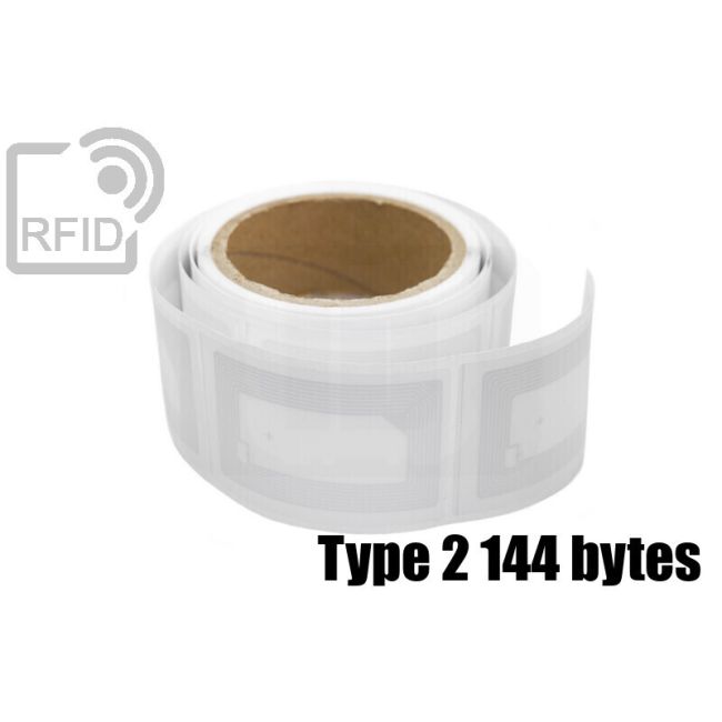 ET25C93 Etichette 54 x 85 mm RFID NFC Type 2 144 bytes swatch