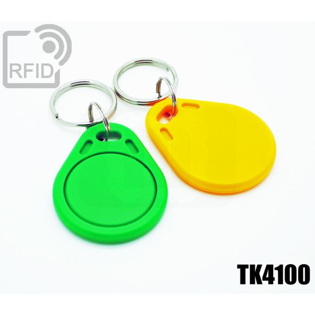 KY01C01 Portachiavi tag RFID piatto TK4100 thumbnail