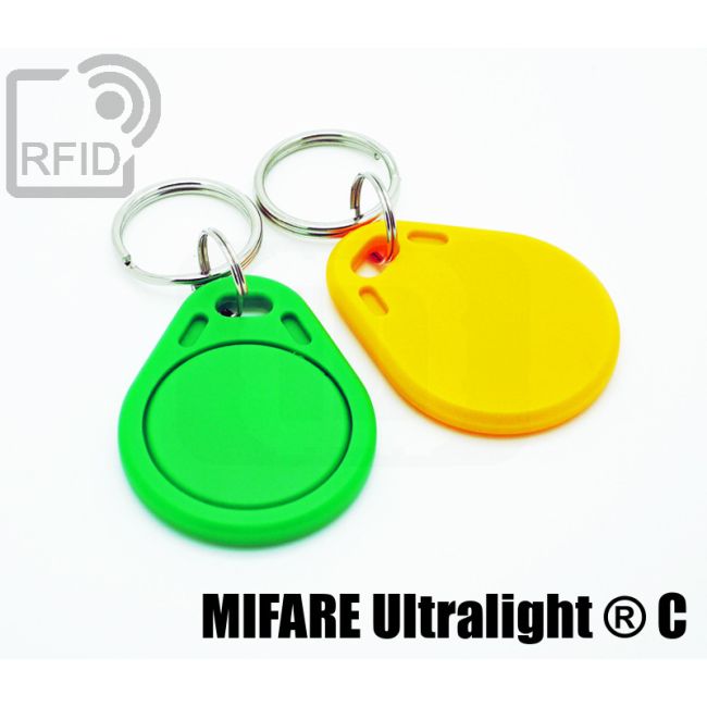 KY01C47 Portachiavi tag RFID piatto NFC Mifare Ultralight ® C thumbnail