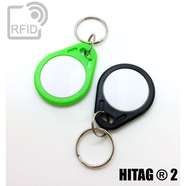 KY02C06 Portachiavi RFID piatto bicolore Hitag ® 2 thumbnail