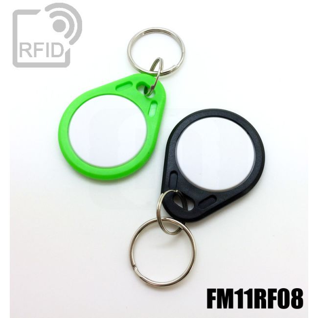 KY02C07 Portachiavi RFID piatto bicolore FM11RF08 thumbnail