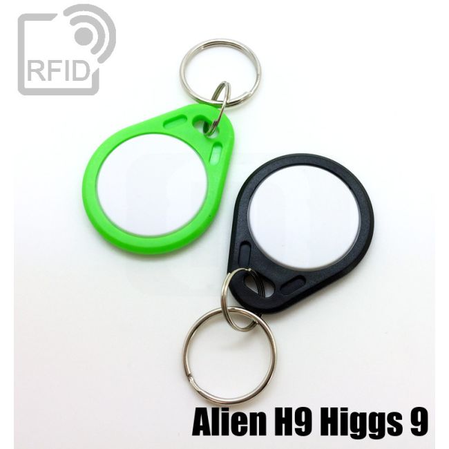 KY02C63 Portachiavi RFID piatto bicolore Alien H9 Higgs 9 thumbnail