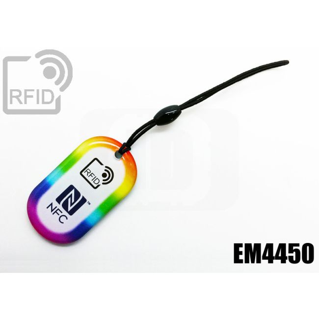 KY04C03 Portachiavi RFID ovale EM4450 thumbnail