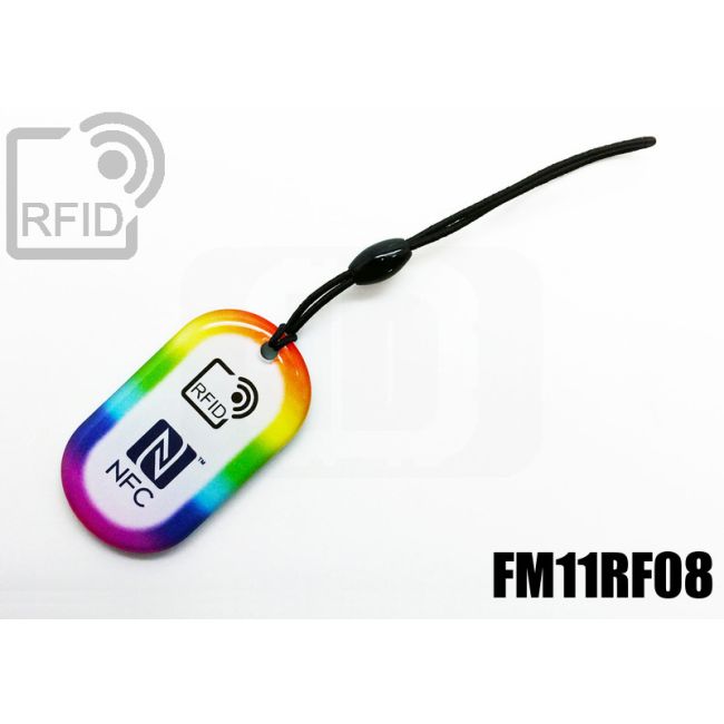 KY04C07 Portachiavi RFID ovale FM11RF08 thumbnail