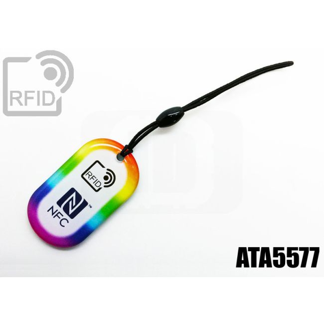 KY04C41 Portachiavi RFID ovale ATA5577 thumbnail