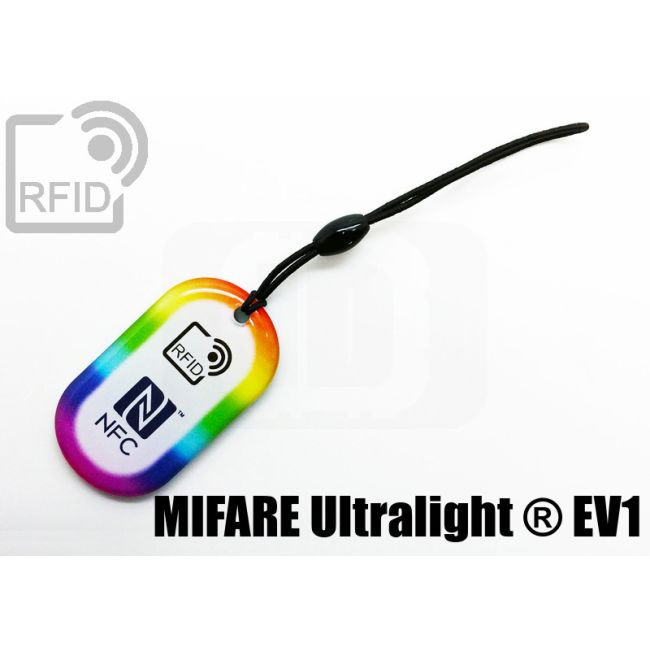 KY04C46 Portachiavi RFID ovale NFC Mifare Ultralight ® EV1 thumbnail