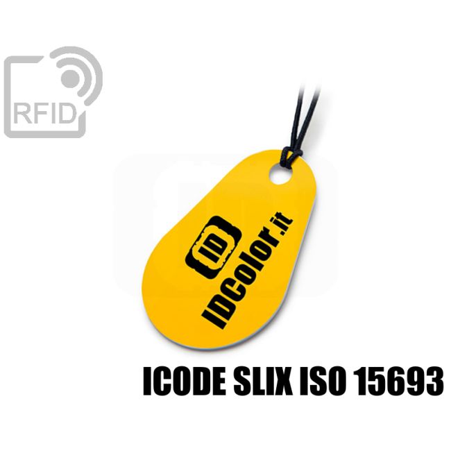 KY05C53 Portachiavi tag RFID goccia ICode SLIX iso 15693 thumbnail