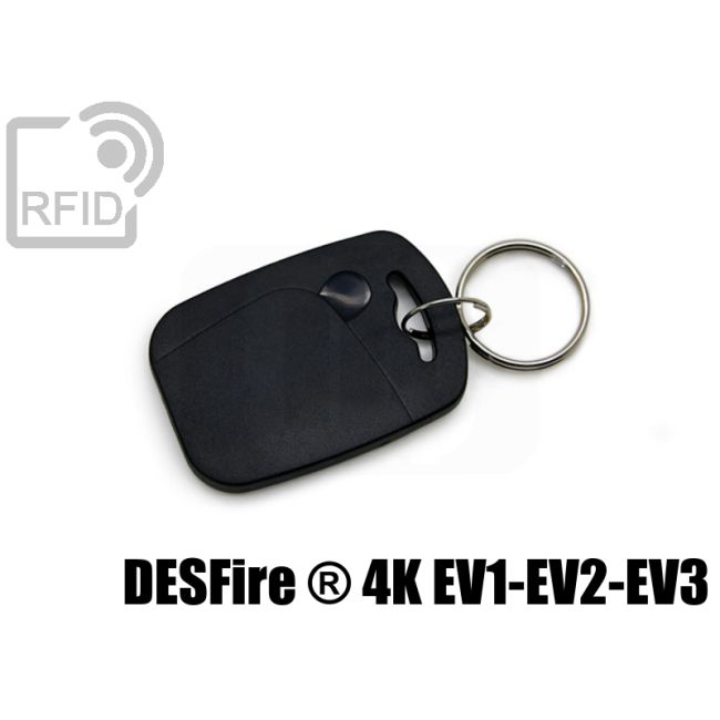 KY07C10 Portachiavi tag RFID abs NFC Desfire ® 4K Ev1-Ev2-Ev3 thumbnail