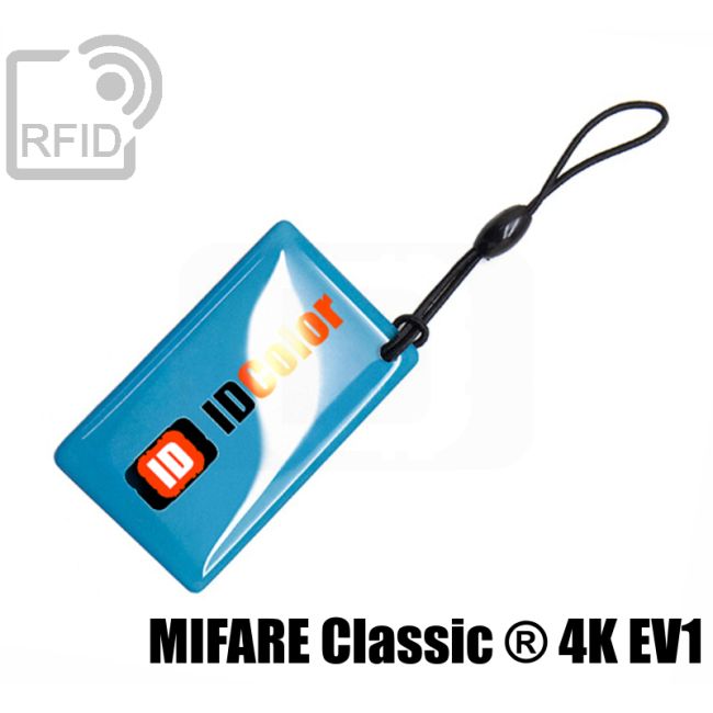 KY10C09 Portachiavi RFID large Mifare Classic ® 4K Ev1 thumbnail