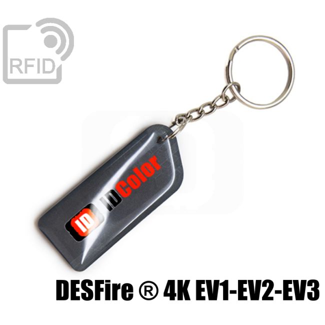 KY11C10 Portachiavi tag RFID slim NFC Desfire ® 4K Ev1-Ev2-Ev3 thumbnail