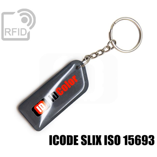 KY11C53 Portachiavi tag RFID slim ICode SLIX iso 15693 thumbnail