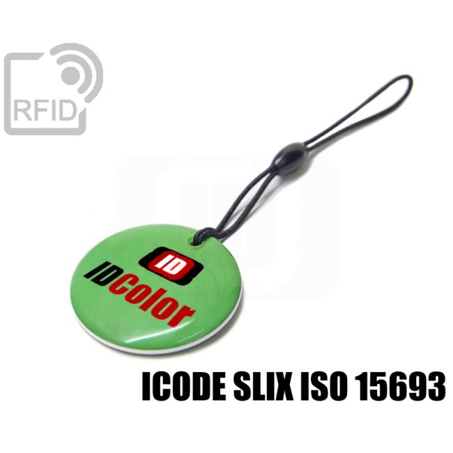 KY12C53 Portachiavi tag RFID circolare ICode SLIX iso 15693 thumbnail