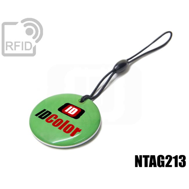 KY12C67 Portachiavi tag RFID circolare NFC ntag213 thumbnail