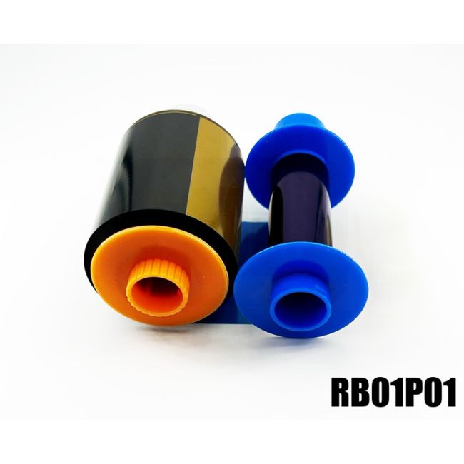 RB01P01 Nastro colore CMYK 500 stampe per HDP5000 compatibile 84051 084051 thumbnail