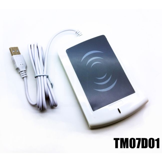 TM07D01 Lettore RFID USB emulazione tastiera HID ISO14443 A 13.56MHz thumbnail