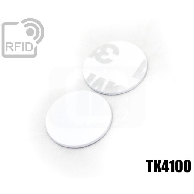 TR02C01 Dischi adesivo RFID PVC TK4100 swatch