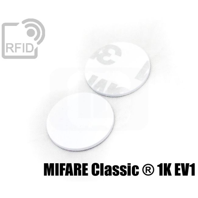 TR02C08 Dischi adesivo RFID PVC Mifare Classic ® 1K Ev1 swatch