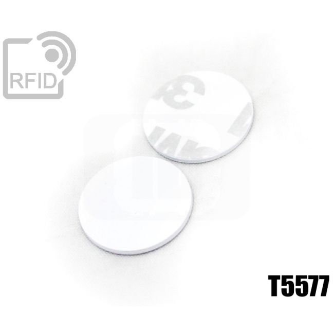 TR02C40 Dischi adesivo RFID PVC T5577 swatch