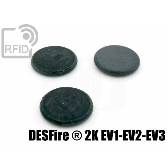 TR03C44 Dischi RFID fibra vetro NFC Desfire ® 2K EV1-EV2-EV3 thumbnail