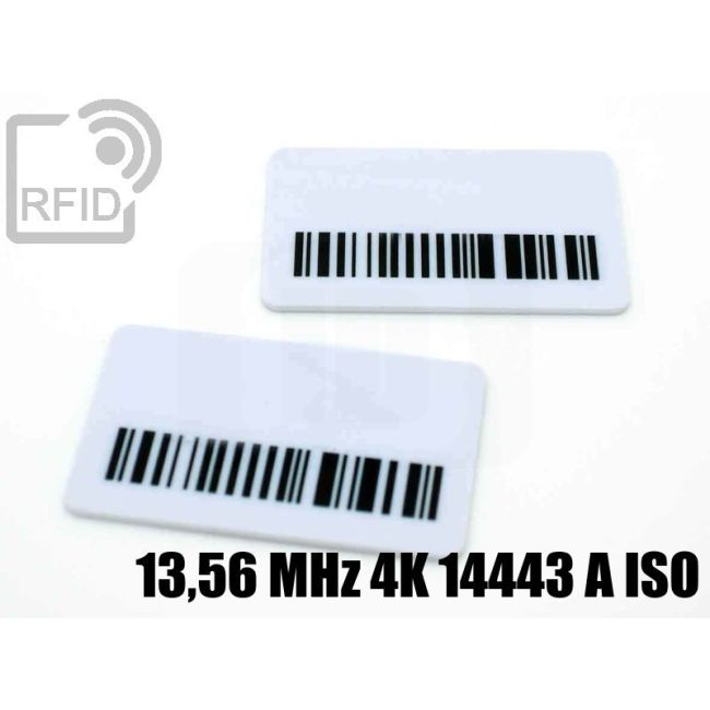 TR04C45 Targhette RFID rettangolari 13