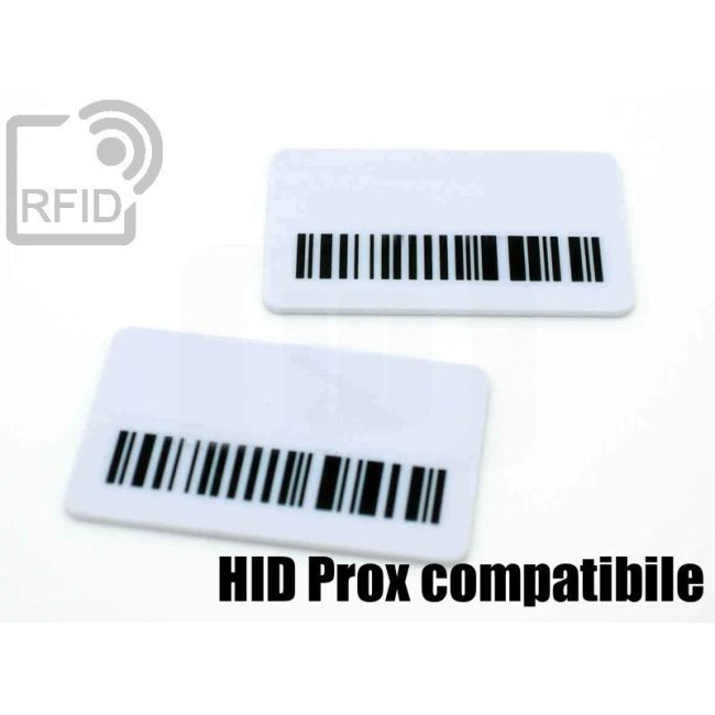 TR04C76 Targhette RFID rettangolari HID Prox compatibile thumbnail