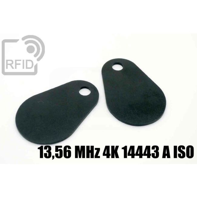 TR05C45 Targhetta RFID fibra vetro 13