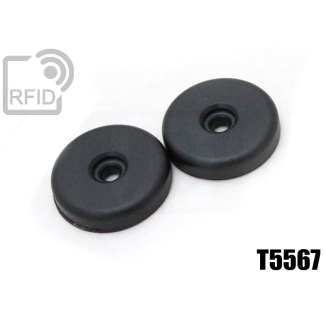 TR06C04 Dischetti RFID 30mm ABS vite/adesivo T5567 thumbnail