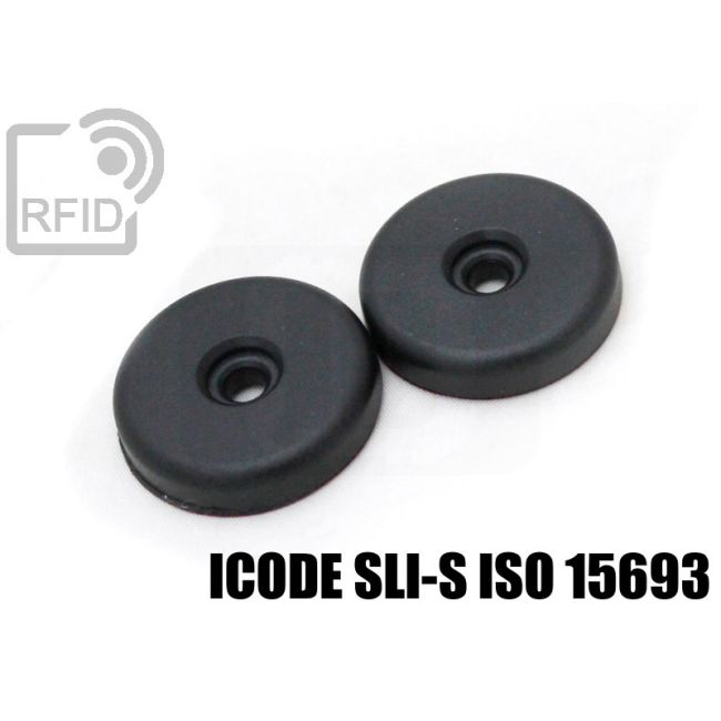 TR06C52 Dischetti RFID 30mm ABS vite/adesivo ICode SLI-S iso 15693 thumbnail