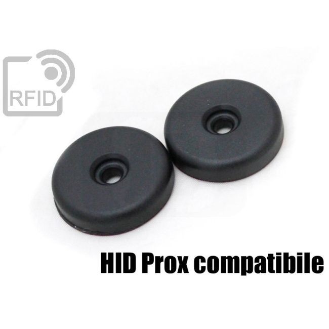 TR06C76 Dischetti RFID 30mm ABS vite/adesivo HID Prox compatibile thumbnail