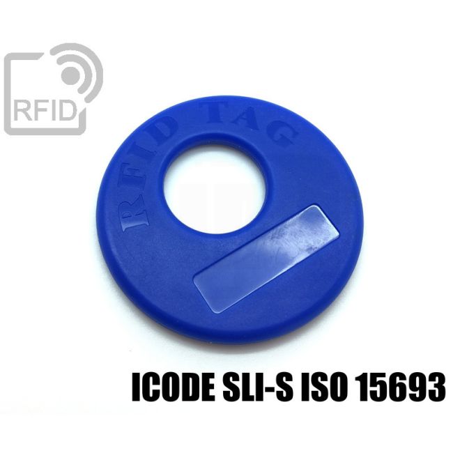 TR14C52 Disco RFID prodotti appesi ICode SLI-S iso 15693 thumbnail