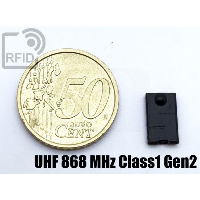 TR21C81 Tag rettangolare adesivo RFID UHF miniaturizzato UHF 868 MHz Class1 Ge thumbnail