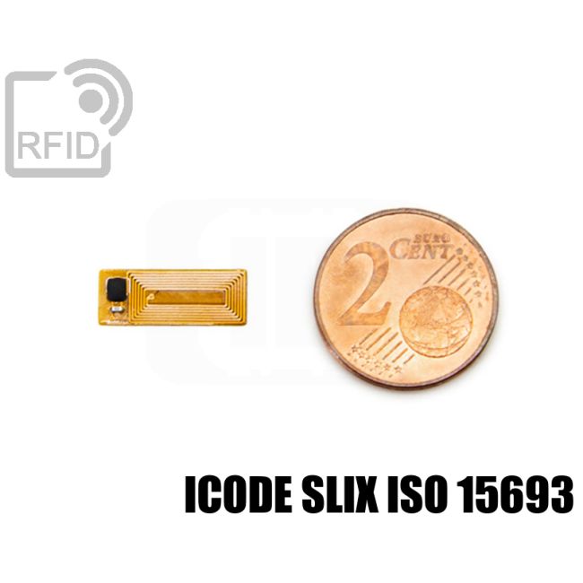 TR27C53 Etichetta RFID film 6 x 15 mm ICode SLIX iso 15693 thumbnail