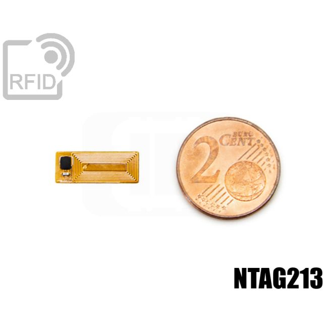 TR27C67 Etichetta RFID film 6 x 15 mm NFC ntag213 thumbnail