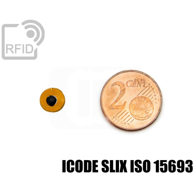 TR28C53 Tag RFID film diametro 8 mm ICode SLIX iso 15693 thumbnail