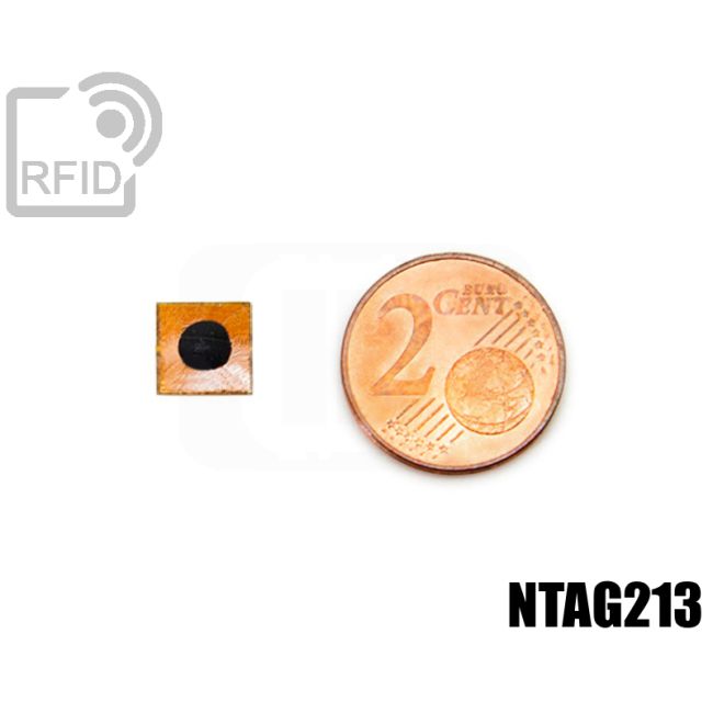 TR33C67 Tag piccolo RFID film 7 x 7 mm NFC ntag213 swatch