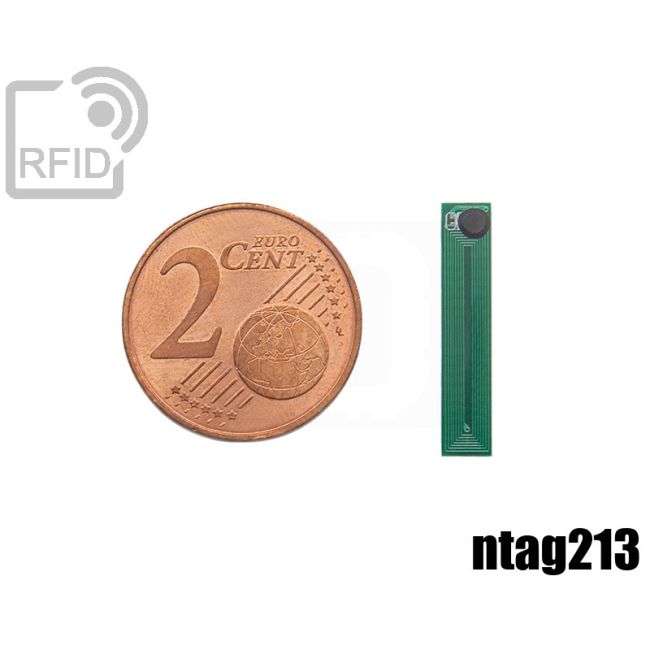 TR35C67 Tag RFID pcb 4 x 20 mm NFC ntag213 thumbnail