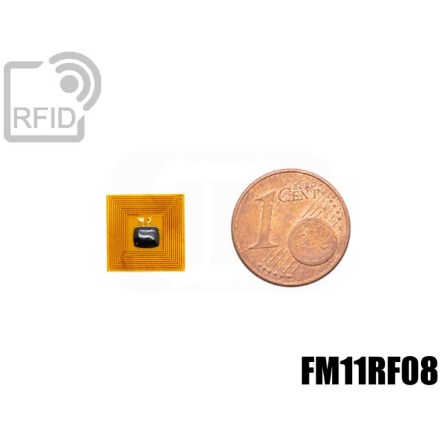 TR38C07 Tag RFID film 10 x 10 mm FM11RF08 swatch