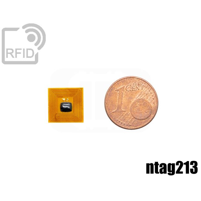 TR38C67 Tag RFID film 10 x 10 mm NFC ntag213 swatch