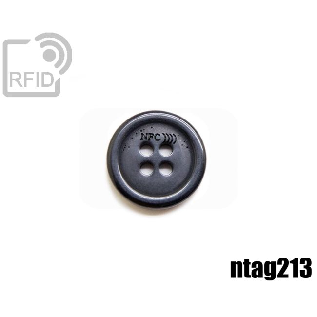 TR40C67 Bottone RFID abbigliamento 16 mm NFC ntag213 swatch