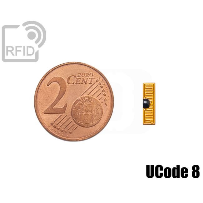 TR41C39 Tag mini RFID film 3 x 10 mm UCode 8 U8 swatch